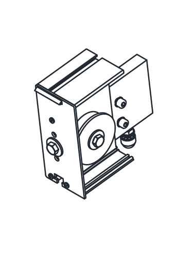 Kit poleas locas laterales 4 carriles izquierda