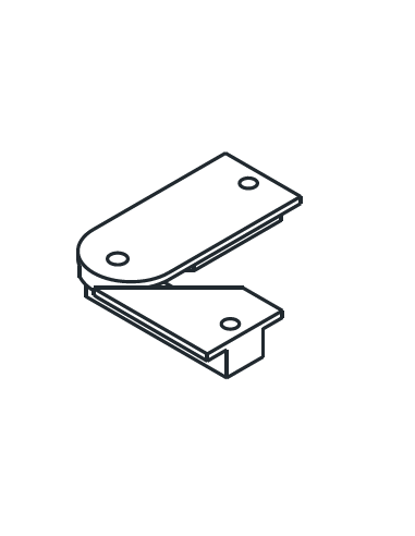 Escuadra hoja inferior