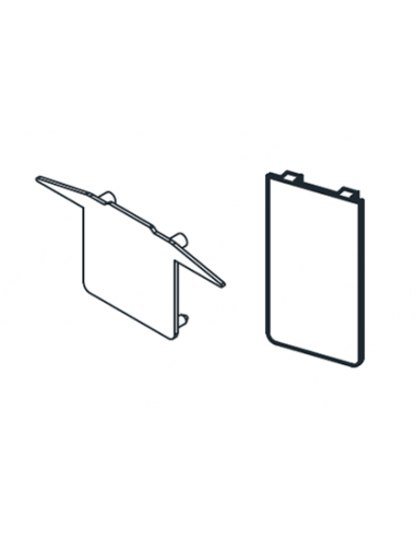 Kit tapetas guías superior e inferior embutido DG 28