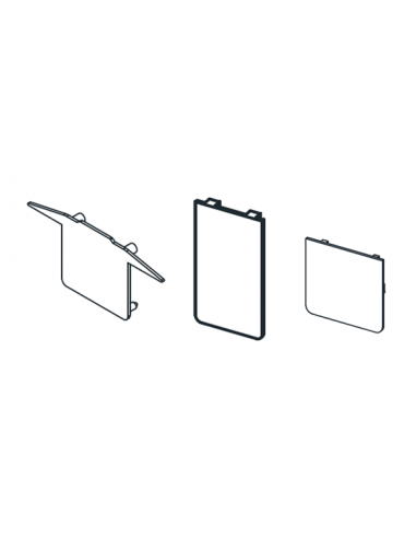 Kit tapetas guías superior, e inferior embutido más compensador DG 28