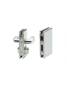 Cerradura maneta oval apertura ambos lados