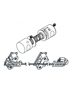 Pomo apertura ambos lados DG31 inox