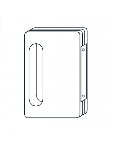 Asidero Central sin Cerradura D´GLASS20