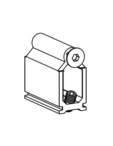 Unión Pasamanos de 77mm D´GLASS PLUS