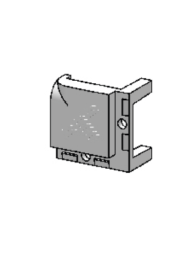 Esquinero en Zamak para Junquillo Curvo D´GLASS PLUS