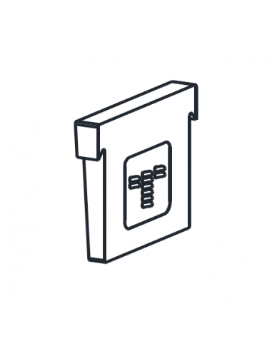 Cuña para Vidrio de 8+8 D´GLASS45