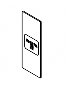 Tapa Soporte Zócalo D´GLASS45