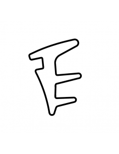 Goma Vidrio 10+10 D´GLASS45