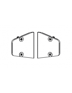 Tapa Pasamanos 110mm esquina D´GLASS PLUS