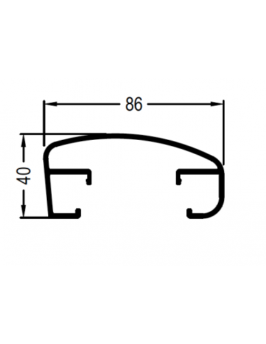 Pasamanos Oval DG CERO