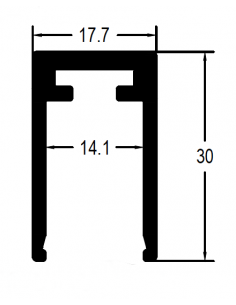 Marco para Cristal 9/10 Perimetral DG CERO