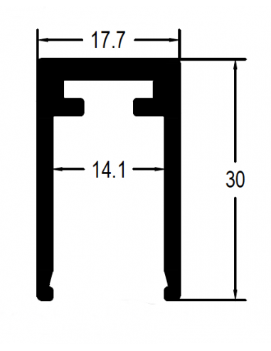 Marco para Cristal 9/10 Perimetral DG CERO