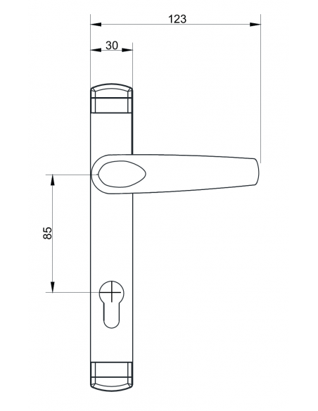 Juego Manillas Recuperables "LEONARD" Escudo para Bombín